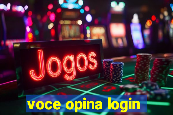 voce opina login